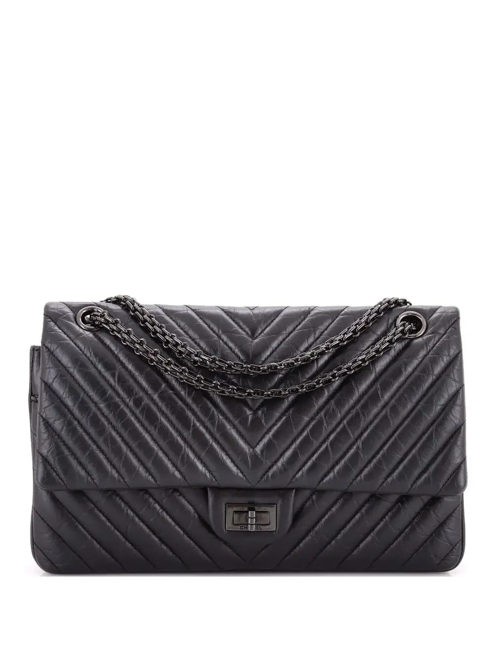 Chanel So Black Reissue 2.55 Flap Bag #343090C50B